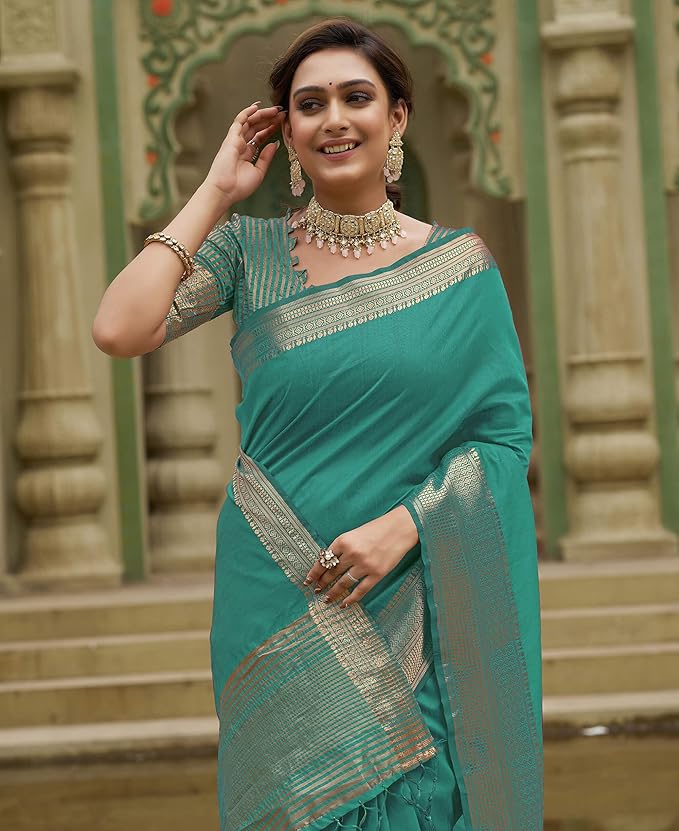 Couple Dress Set Silk Saree & Kurta Pajama