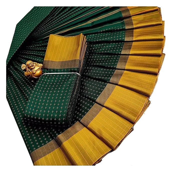 Women Woven Soft Silk Saree With Blouse Piece_freesize