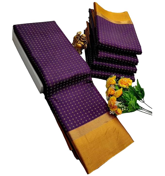 Women Woven Soft Silk Saree With Blouse Piece_freesize