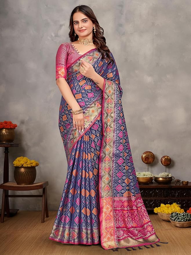 Men’s Kurta with Koti & Women’s Matching Saree Combo